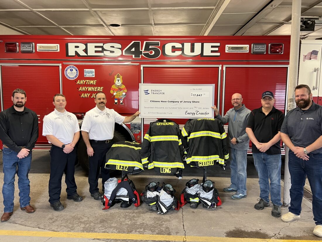 Citizens Hose Company of Jersey Shore awarded grant for emergency